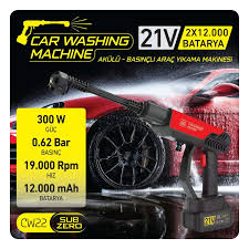 Subzero CW22 Basınçlı Araç Yıkama Makinesi 300 W - 12000 mAh21Vx2